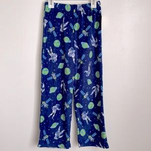 Kids Space Fleece Pajama Pants Sz M